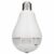Wireless Camera WiFi Remote Network HD Smart Home 360 ​​degree Light Bulb Panorama Monitor – White
