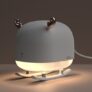 LED Humidifier Light Mini Desktop Bedroom Night Light Spray – White