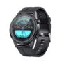 KUMI GT3 Magic Smart Watch Body Temperature Blood Oxygen Fitness Tracker Smartwatch – Black