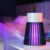 Electric Mosquito Killer Lamp Home Outdoor USB Charging Silent Mosquito Lamp – Battleship Gray no switch