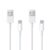 Minismile 2PCS Fast Charging USB3.1 Type-C Data Transfer Cable for Oneplus 6T/5T – White 100CM 2PCS