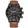 CURREN Men&rsquo;s Casual Three-Eye Business Belt Watch