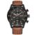 CURREN Men’s Casual Three-Eye Business Belt Watch