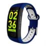 Bilikay Q6S Smartband 3D Dynamic Blood Pressure Heartrate Monitor IP68 Smartband – Blue