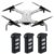 JJRC X7 Double GPS 5G WiFi 1080P FPV RC Drone – RTF – White 3 Batteries