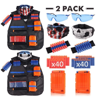 Ensembles porte-munitions + fléchettes pour Nerf