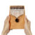 17 Keys EQ Mahogany Kalimba Thumb Finger Piano with Bag Set
