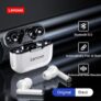TWS Earphones Lenovo LP1 Bluetooth 5.0 Earbuds Wireless Charging Box 9D Stereo Sports Waterproof Headsets With Microphone Mic – Black