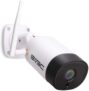 Caméra Surveillance WiFi, SV3C 5MP Caméra IP Extérieure Étanche avec Audio Bidirectionnel, Vision Nocturne, Détection de Mouvement, Accès à Distance Via iOS, Android et Windows pc