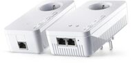 devolo dLAN 1200+ Wifi ac, Prise Réseau CPL Wi-Fi (1200 Mbit/s, 2x Adaptateur, 2x Ports Gigabit Ethernet, Ampli WiFi, Courant Porteur, Répéteuer WiFi, WiFi Move)