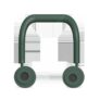 Xiaomi VH USB Portable Mini Fan Hands-Free Hanging Leafless Rechargeable Dual Fan Rotate Sports Mute Mini Air Cooler – Green