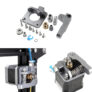 Aluminum Block Silver Metal Extruder Kit