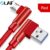 OLAF Micro USB Cable 2.4A Fast Charging 90 Degree Elbow USB Cable For Samsung Huawei Xiaomi – Red 1m