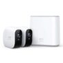 Caméras de sécurité sans Fil eufy Security eufyCam E – Base + 2 caméras, autonomie d’un an, vidéo 1080p, Alarme 100dB, Carte microSD 16GB, Audio bidirectionnel, étanche IP65