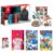 Pack Switch Néon + Kit Labo et ensemble de personnalisation + Fifa 20 +Team Sonic Racing + Mario Lapins Crétins