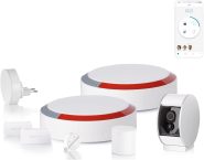 Home Alarm Video | Alarme Maison Connectée sans fil avec Camera | 2 sirènes extérieures dont 1 factice | Somfy Protect | Compatible Amazon Alexa, Assistant Google et TaHoma (switch)