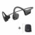 AfterShokz Trekz Air – Écouteurs sans Fil à Conduction Osseuse (Oreilles Libres/Open Ear) Casque Bluetooth pour Sport Course Vélo avec 2 Étuis de Transport, Gris