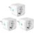 3 x Prises Intelligentes Wi-FI, TECKIN16A Mini Smart Outlet Compatible avec Android et IOS Alexa(Echo et Echo Dot) Google Home