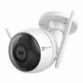 EZVIZ CTQ3W 1080P Caméra Surveillance WiFi Extérieure avec Alarme Sirène et Flash, IP66, 30M Vision Nocturne, Audio Bidirectionnel, Détection de Mouvement Caméra Extérieur Compatible Alexa Google home