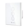 WiFi Interrupteur Volet Roulant Connecté, Etersky Interrupteur Mural de Rideau Compatible avec Alexa et Google Home, Interrupteur Mural Tactile