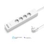 Koogeek Prise Connectée Prise WiFi 2.4GH.z Multiprise intelligente Compatible avec Alexa/Google Home Télécommande
