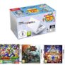 Pack Console Nintendo 2DS XL – blanc/Lavande & Tomodachi Life Préinstallé + Mario et Luigi: Superstar Saga + Monster Hunter Générations + Sonic Boom : le Feu & la Glace