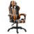 Super Popular Color Racing Style Seat Height Adjustable Gaming Chair With High Backrest and Headrest – France Orange