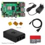 Raspberry Pi 4 Kit Raspberry Pi 4 Model B PI 4B 2GB 4GB Board+Heat Sink+Power Adapter+Case +32 64 128GB SD+HDMI Cable – 4GB-128Gcard