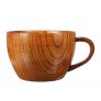 Natural Wooden Cup Handmade Handcrafted Wood Coffee Tea Juice Milk Mug