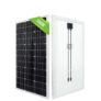 ECO-WORTHY Panneau Solaire Monocristallin 100 W 12 V Pour Caravane, Camping-car, Bateau, Maison, Jardin