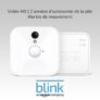 Blink – Système de sécurité à domicile (intérieur) avec détection de mouvement, vidéo HD, 2 années d’autonomie de la pile et stockage dans le Cloud inclus – Système à 1 caméra