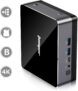 Jumper EZbox i3 Mini PC Intel Core i3-5005U Ordinateur de Bureau RAM8GB DDR3L 128GB SSD Mini Desktop Computer Charge de Windows 10 / WiFi Compatible LAN sans Fil/Bluetooth etc Noir