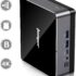 Table Basse Portable avec Enceinte Bluetooth, Chargeur Induction sans Fil et Port de Charge USB