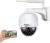 Camera Surveillance WiFi Extérieure, Dôme Caméra IP 360° HD 1080P – Etanche IP66 – Vision Nocturne Infrarouge – Alerte de Détection de Mouvement