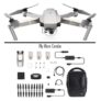 DJI – Mavic Pro Fly More Combo Platinum (Version UE) | Incl. 1 Drone Quadricoptère, 3 Batteries de Vol Intelligente, 1 Radiocommande, 1 Chargeur Voiture & Autres | Photos & Vidéos en Haute Résolution