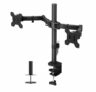 1home Support de Moniteur de 13 »-27 » pour Bureau pour 2 moniteurs Moniteur de Bureau réglable en Hauteur inclinable et pivotant Ergonomique – VESA 75×75-100×100 mm