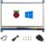 Écran de 7 Pouces Type-C, Écran Tactile Capacitif LCD Résolution de 1024 x 600 pour Windows 10, Interface HDMI Moniteur, Compatible Raspberry Pi 4 / 3B+ / 3B Support BB Black/PC