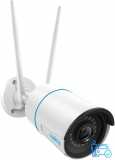 Reolink Caméra de Surveillance Extérieure WiFi 5MP, caméra IP CCTV WiFi 2,4GHz/5GHz avec Détection de Personne/Véhicule, Vision Nocturne Etanche IP66, Fente pour Carte Micro SD, Time-Lapse, RLC-510WA