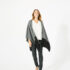 Manteau orange en laine Justin