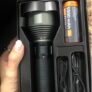 XIAOMI Youpin NexTool Rechargeable Flashlight 2000lm 380m 5 Modes IPX7 Waterproof LED Light Type-C Seaching Torch for Camping – Black with battery