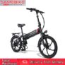 Pre-sale Samebike 20LVXD30 Smart Folding Electric Moped Bike E-bike 350W 35km Per Hour – Black with EU Plug