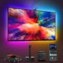 Rétroéclairage TV LED WiFi avec Caméra, Smart Ruban LED 3,8m RGBIC, Bande LED Compatible avec Alexa et Google Assistant