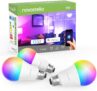 NOVOSTELLA 3PCS Ampoule LED Wifi Intelligente 810LM E27 RGBCW 2700K-6500K Réglable Compatible avec Alexa Google Home, Ampoule Connectée 9W Équivalent 75W pour Halloween/Noel [Classe énergétique A+] [Classe énergétique A+]