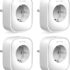 Interrupteur Connecté WiFi, Interrupteur Intelligent Compatible avec Alexa, Google Home et SmartThings, Interrupteur Mural Tactile avec Commande Vocale et Contrôle à Distance