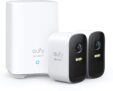 eufy Security Caméra de Surveillance WiFi Extérieure sans Fil, eufyCam 2C Base + 2 caméras, Autonomie de 180j, HD 1080p, Étanchiété IP67, Vision Nocturne, sans Charges mensuelles (Stockage Local)