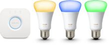 Kit de démarrage 3 ampoules Philips Hue White and Color E27 + pont de connexion Hue 3ème génération
