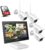ANNKE WL400 4CH 5MP WiFi NVR Kit de Surveillance Sans fil avec HDD 1TB l’écran LCD 10,1 » et 4×1080P Caméras de Vidéosurveillance 2MP intérieures et extérieures,économiseur d’écran Automatique