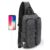 KINGSLONG Sac de Poitrine Homme imperméable avec Usb