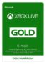 Abonnement Xbox Live Gold 6 mois