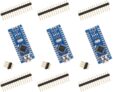 ELEGOO 3 Pièces Carte Nano V3.0 CH340 ATmega328P Micro Contrôleur Module Board Compatible avec Les projets Arduino IDE Conforme RoHS